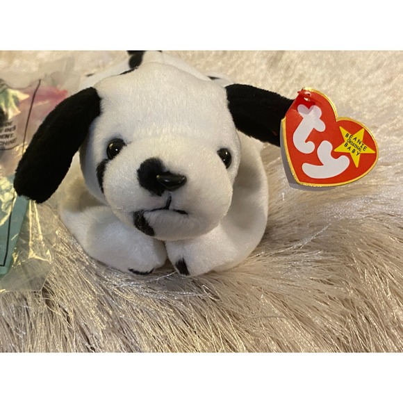 🐾 RARE Ty Beanie Baby DOTTY & UNOPENED TEENIE DOTTY - both have TAG ERRORS! 🐾 - Picture 3 of 16
